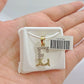 Real 10K Yellow Gold Initials Diamond Cut Charm A-Z Pendant  Alphabets