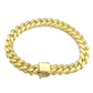 Real 14k Yellow Solid Gold 10mm Miami Cuban Bracelet 9'' inch 14kt Unisex