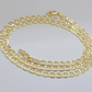 10kt Yellow Gold Anchor Mariner Link Chain Necklace 18Inch 4mm Lobster Lock Real
