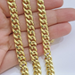 Real 14k Yellow Gold Miami Cuban Link Chain 8mm 28" Necklace Box Lock 14kt