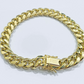 Real 14k Yellow Gold 9mm Miami Cuban Link Bracelet 8.5 ''inch 14kt Unisex