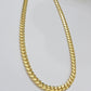 Real 10k Yellow Gold Chain 24 Inch 6mm Miami Cuban Link SOLID 10kt Strong Link