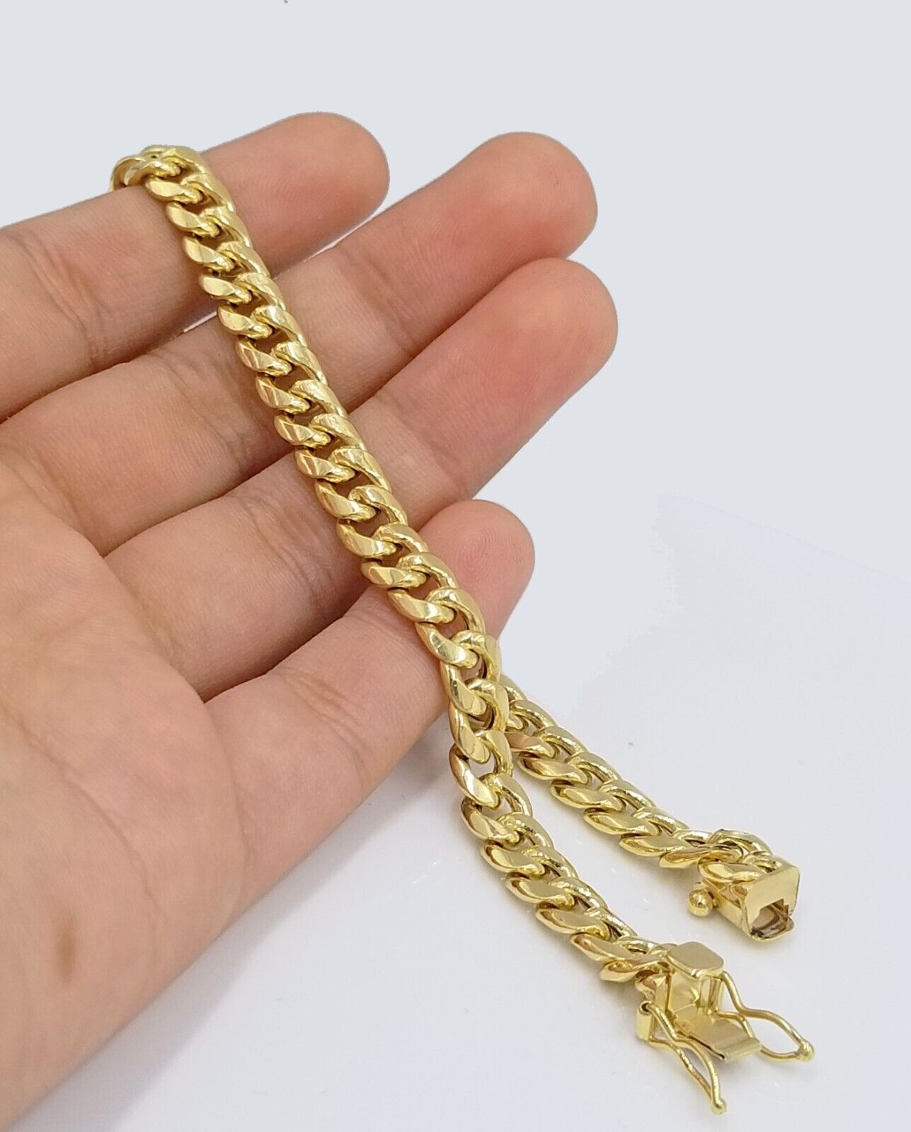 6mm 18K Gold Plated Stainless Steel Miami Cuban 8
