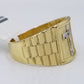 Real 10k Gold Men's Ring Cross size 9 10kt Yellow gold, Male casual pinky Band