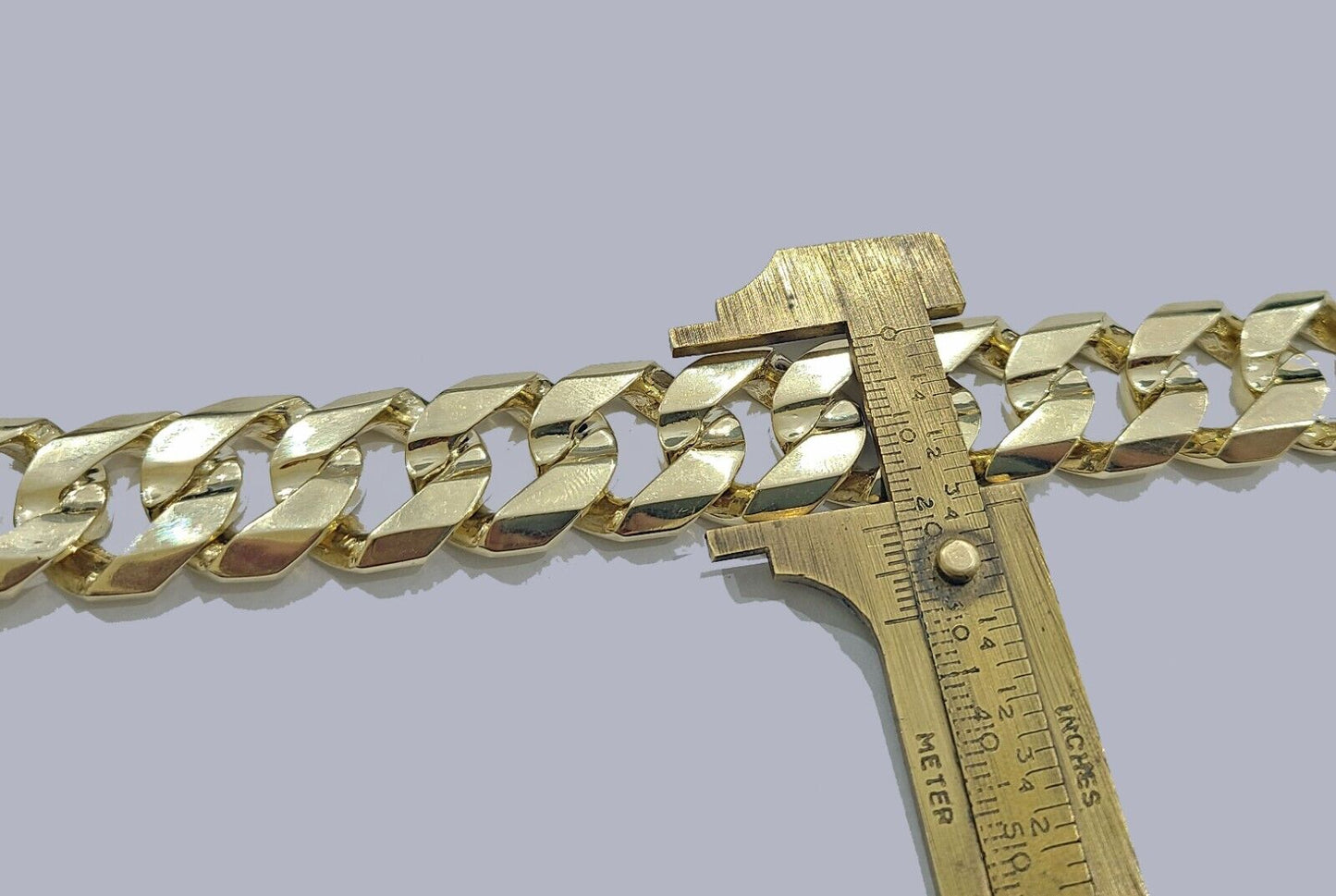 Real 10k Yellow Gold 18mm Miami Cuban Link Bracelet 9''inch 10kt Unisex