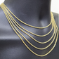 Solid 18k Yellow Gold Necklace Rope Chain 2mm 24'' Inch Real 18kt Men Women SALE