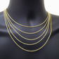 Solid 18k Yellow Gold Necklace Rope Chain 2mm 18'' Inch Real 18kt Men Women SALE