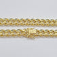 Real 14k Yellow Gold Miami Cuban Link Chain 11mm 24" Necklace Box Lock