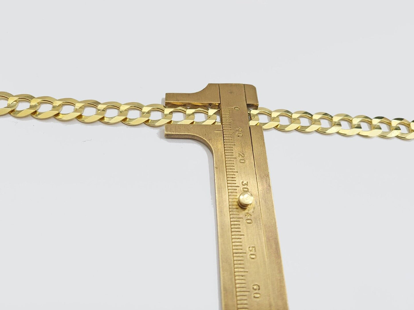 Real 14k Yellow Solid  Gold 9mm Cuban Curb Link Bracelet 8'' inch 14kt Unisex