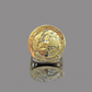 Real 10k Yellow Gold The World Is Yours Globe Ring Band size 11 10kt gold