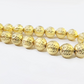 Real 10k Yellow Gold 8mm Moon Cut Bracelet 9''inch 10kt Unisex