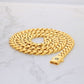 10kt Yellow Gold Royal Miami Cuban Link Monaco Chain 10k Necklace 26 Inches 9mm