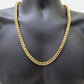 Real 10k Solid Yellow Gold Franco Chain 7mm 26" Inch 10kt Necklace Lobster Lock