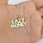 Real 10k Yellow Gold Eazy Money Charm Pendant 10kt for Chain