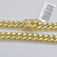 10k Yellow Gold Miami Cuban Link Bracelet 8.5" inch 8mm Real 10kt Box Lock Men