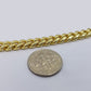 Real 10k Yellow Gold 7mm Miami Cuban Link Bracelet 8" inch Men and Women
