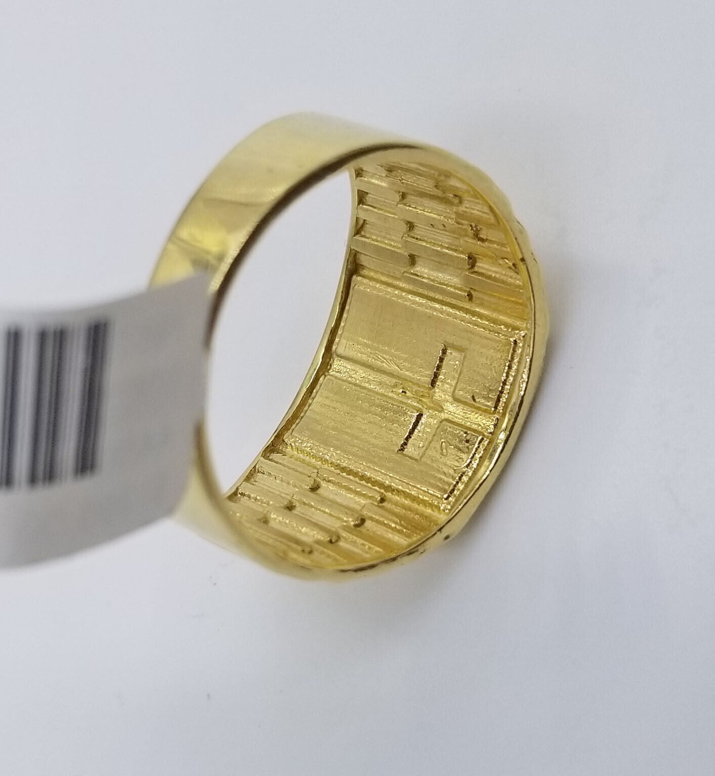 Real 10k Gold Men's Ring Cross size 9 10kt Yellow gold, Male casual pinky Band