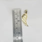 Real 10k Yellow Gold Diamond Cut Angel Wing Charm Pendant 10kt Men Women