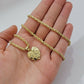 Real 10k Yellow gold nugget heart pendant  charm 10kt gold