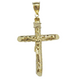 10k Yellow Gold Jesus Crucifix Cross Charm Pendant 2.5'' Inch Real 10kt SALE Men