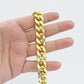 Real 14k Yellow Gold 13mm Miami Cuban Bracelet 9" inch 14kt Unisex Men Women