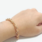 Real 10kt Solid Rose Gold Rope Bracelet Unisex 8.5'' Inches 7mm