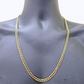 Real 14k Yellow Solid Gold Necklace Cuban Curb Link Chain 26'' inches 6mm Unisex