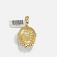 Real 10kt Yellow Gold Lion Head Pendant Diamond Charm for Necklace and Chain