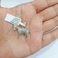 Real 10k Yellow Gold Diamond Goat Charm & Natural Diamonds 0.75 CT GOAT Pendant