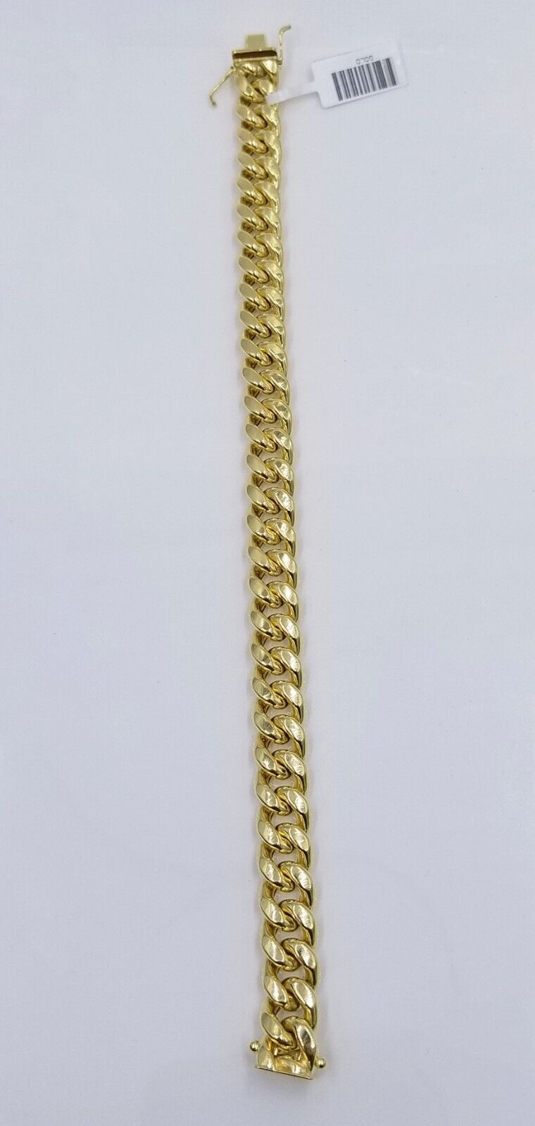 Real 10k Yellow Gold 11mm Miami Cuban Link Bracelet 9" inch For Men's