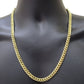 Real 14k Yellow Gold Miami Cuban Link Chain 8mm 28" Necklace Box Lock 14kt