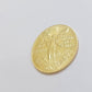 Centenario Coin Custom Solid 10k Yellow Gold 50 Pesos 1947 Mexico Mexican Coin