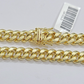 10k Yellow Gold Miami Cuban Link Bracelet 9" inch 8mm Real 10kt Box Lock Men