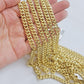 Real 14k Yellow Gold Miami Cuban Link Chain 7mm 22" Necklace Box Lock