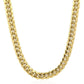 Mens 10k Yellow Gold Chain Necklace Miami Cuban Link 20 Inch 9mm REAL 10KT GOLD