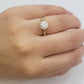 10k Yellow Gold Ring Ladies Solitaire Engagement Wedding Band REAL Women SZ 7