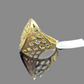 Real 10k Yellow Gold The World Is Yours Globe Ring Band size 11 10kt gold