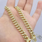 Real 10k Yellow Gold 8mm Miami Cuban Link Bracelet 8" inch Men and Women