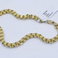 Real 10k Yellow Gold 4mm Box Byzantine Bracelet 8.5" inch 10kt Unisex Men Women