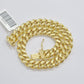 10k Yellow Gold Miami Cuban Link Bracelet 7" inch 8mm Real 10kt Kids and Ladies