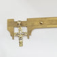 Real 10k Gold Nugget Jesus Crucifix Cross Pendant Charm 10kt Yellow Gold