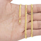 14k Solid Yellow Gold Miami Cuban Link Chain 5mm 26" Necklace 14kt Lobster Lock