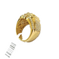Real 10k Yellow Gold Diamond Ring White Genuine 4.09CT Diamonds 10kt Size 10