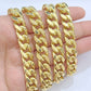 14k Yellow Gold Miami Cuban Link Chain 10mm 26" Necklace Box Lock 14kt Real