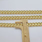 Real 14k Yellow Gold Miami Cuban Link Chain 11mm 24" Necklace Box Lock
