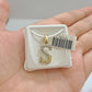 Real 10K Yellow Gold Initials Diamond Cut Charm A-Z Pendant  Alphabets