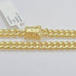 10k Yellow Gold Miami Cuban Link Bracelet 8.5" inch 7mm Real 10kt Box Lock Men