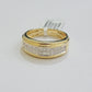 Real 14k Yellow gold Diamond Ring Mens Engagement Wedding Band 0.95 CT Natural D