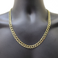 10k Solid Yellow Gold Cuban Curb Link Chain 8.5mm Necklace 22'' Lobster Lock
