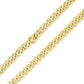 10kt Yellow Gold Miami Cuban Link Chain 10k Necklace 18 Inch 10mm Real Choker